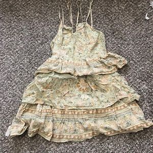 American eagle XS green halter top dress